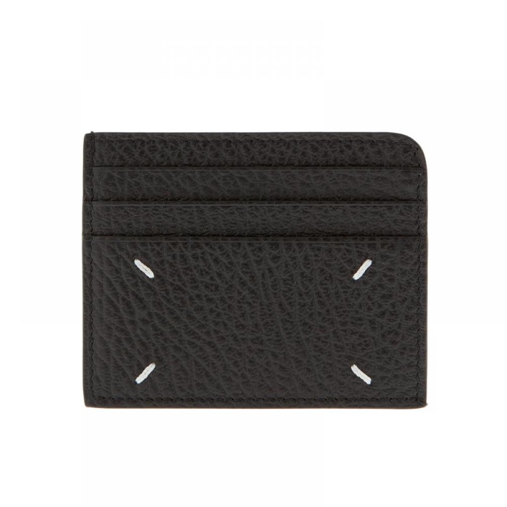 Maison Margiela Sa3vx0007 P4455 T8013 Stitched Grain Card Holder