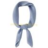 49MD Fashionable Faux Silk Scarf Lustrous Handkerchief for Formal Leisure Activity Color Bandana for Various Occasion