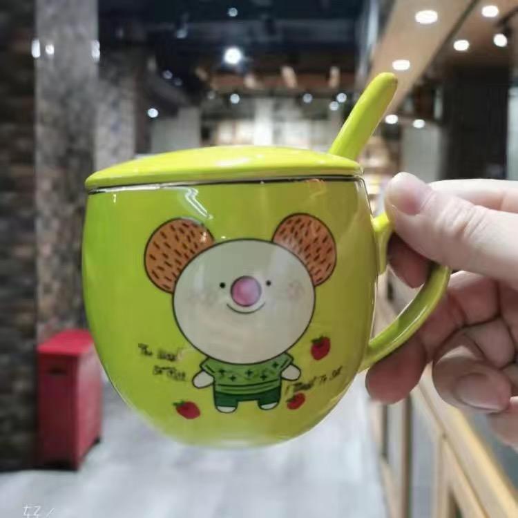 European Style Rose Coffee Cup Mug Ceramic Water Cup Coffee Cup Milk Cup Breakfast Cup