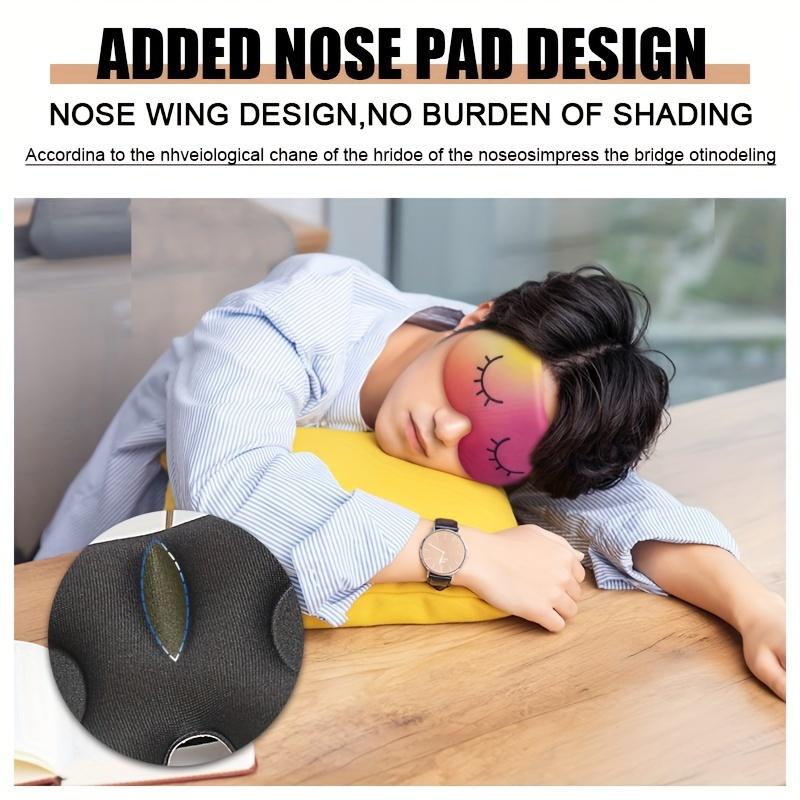 3D маска для сна из пены с эффектом памяти, шелковая маска для сна, мягкие патчи для глаз, комфортная трехмерная маска для сна для лица, тенты для век, дышащие