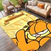 Garfield Print Rug, Washable Floor Carpet, For Entryway Dorm Laundry Room Office Study, Home Decor Birthday Christmas Gift