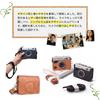 Чехол для Instax Mini Evo с плечевым ремнем из ПУ-кожи и магнитной застежкой (черный)