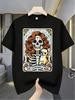 Chihuahua Mom Card Skeleton Mama Dog Lover Witchy Vibe T-Shirt - Monsterry Same Style for Men And Wo