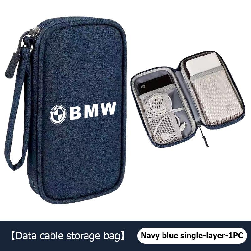 HVHE9 Car Travel Phone Data Line Storage Multifunction Oxford Bag For BMW M Sport M2 M3 M4 M5 M6 E46 E90 E60 F10 F20 E87 X3 X6