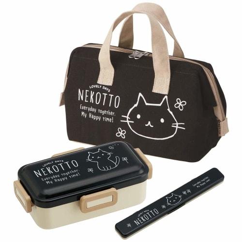 Skater Chopsticks and Chopstick Case Set, 18cm, Silver Ion Ag+ Antibacterial, Nekotto, Made In Japan, ABC3AG