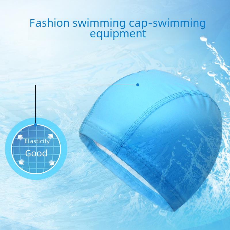 Водонепроницаемая эластичная шапочка для плавания унисекс с защитой ушей для длинных волос