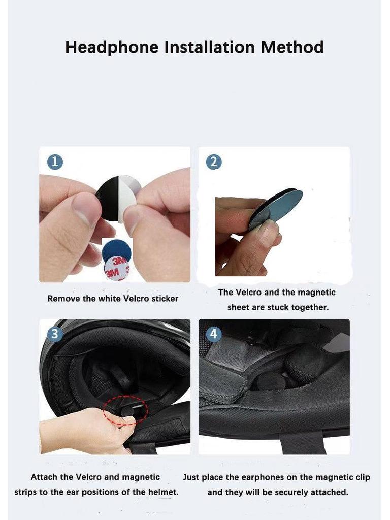 Новые беспроводные Bluetooth наушники для мотоциклетного шлема: Длительное время работы от аккумулятора, Водонепроницаемый