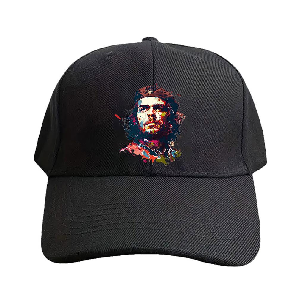 Che Guevara Color Portrait Cap Summer Woman Man Baseball Cap Adjustable with Curved Brim Duckbill Cap Protection Sun Hats