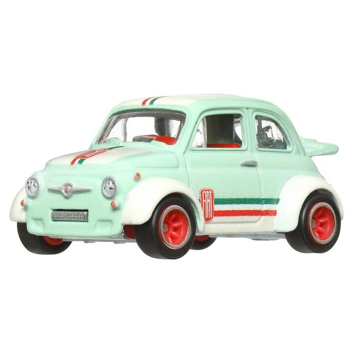 Hot Wheels Boulevard '60s Fiat 500 D Modified Vehicle Toy Car, Green, 1/64 Scale