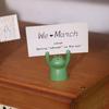 Resin Desktop Memo Clip Holder Messege Photo Stander Clip Lovely Hand Raising Card Clip  Rome