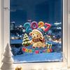 Seasonal Store Decorations Chinese New Year Window Stickers, 2027 Goat Static Clings, Reusable Home Holiday Decor Crochet Knit Lamb Decals,