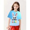 2025 Кролик Животное 3D Принт Модные Смешные Футболки Для Девочек Летние Топы С Короткими Рукавами Футболки Повседневные Футболки Одежда Для Девочек