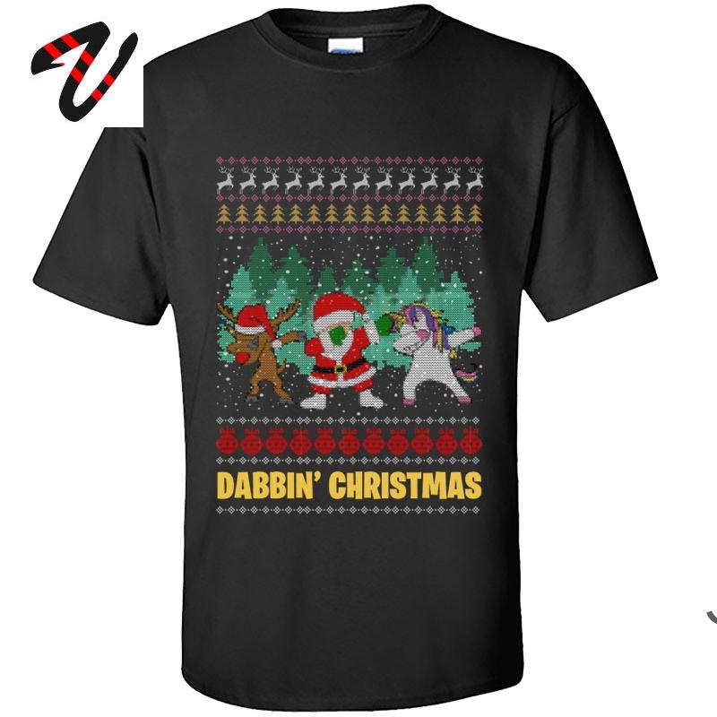 Xmas Christmas Tshirt Sons of Santa Claus Funny T Shirt Christmas Reindeer Pug Frenchie Dog Dabbing Tshirts Unisex Happy New Year