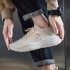 Пара летящих тканых туфель дышащие универсальные повседневные спортивные туфли мужские носки-перчатки обувь платформа беговые повседневные туфли F8858