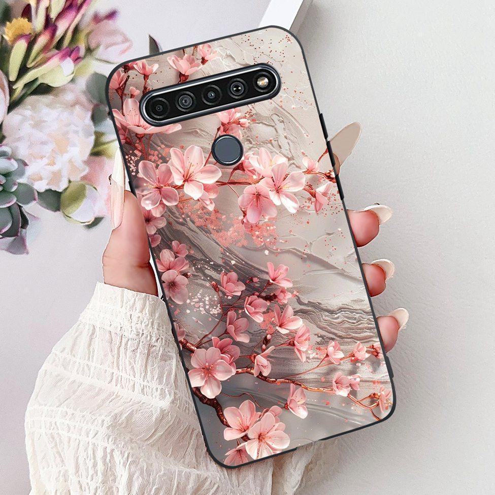 2020 For LG K41S LM-K410 Cover For LG K51S Case LM-K510 Luxury Butterfly Love Cute Cat Cool Handsome Lion Painted Black Silicone