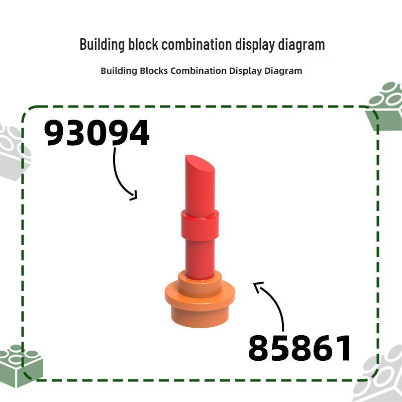 Wange Toys DIY Набор строительных блоков для губной помады из мелких деталей 93094 - Образовательный набор для сборки