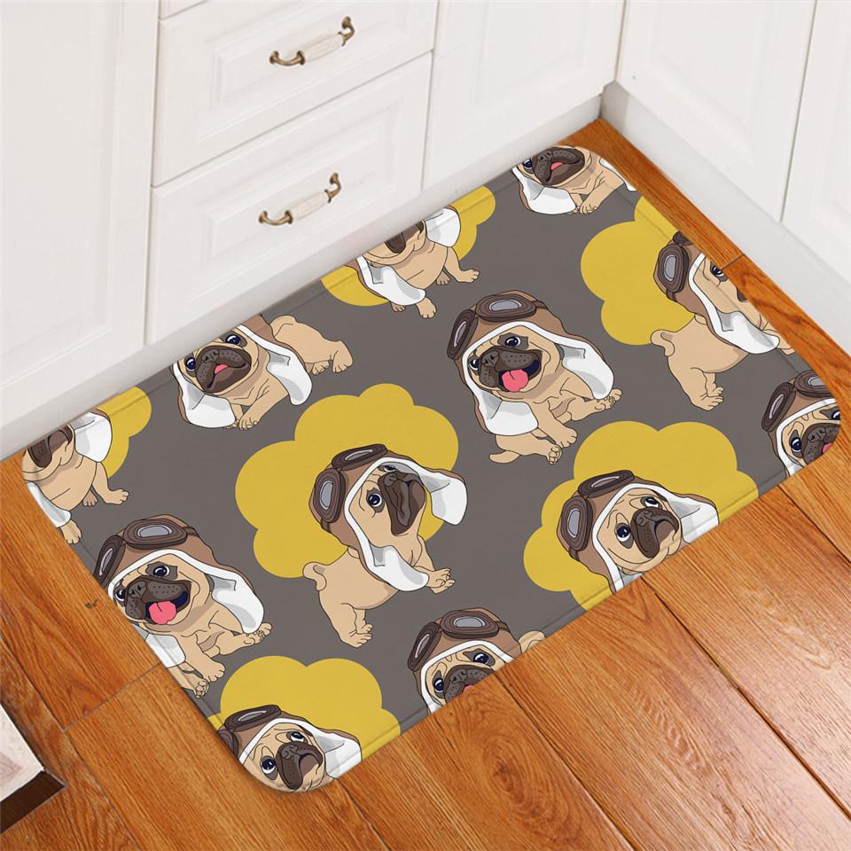 Ковер для таксы, милый щенок, коврик для ванной комнаты, мультфильм, домашнее животное, детский коврик, ковер с цветком, мандала, нескользящий ковер для гостиной, коврик для ванной комнаты, противоскользящий