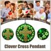 Interesting Clovers Cross Pendant,Beautiful Home Decorations
