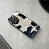 Креативный чехол для телефона с текстурой коровы, новый, подходит для iPhone 17 16 15 14 13 12 11 Pro/Max/Plus, противоударный и защищающий от падений