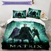 3pcs Matrix Bedding Set Duvet Cover Closure Includes 1 Duvet Cover & 2 Pillowcases, Soft and Comfortable for All Seasons.