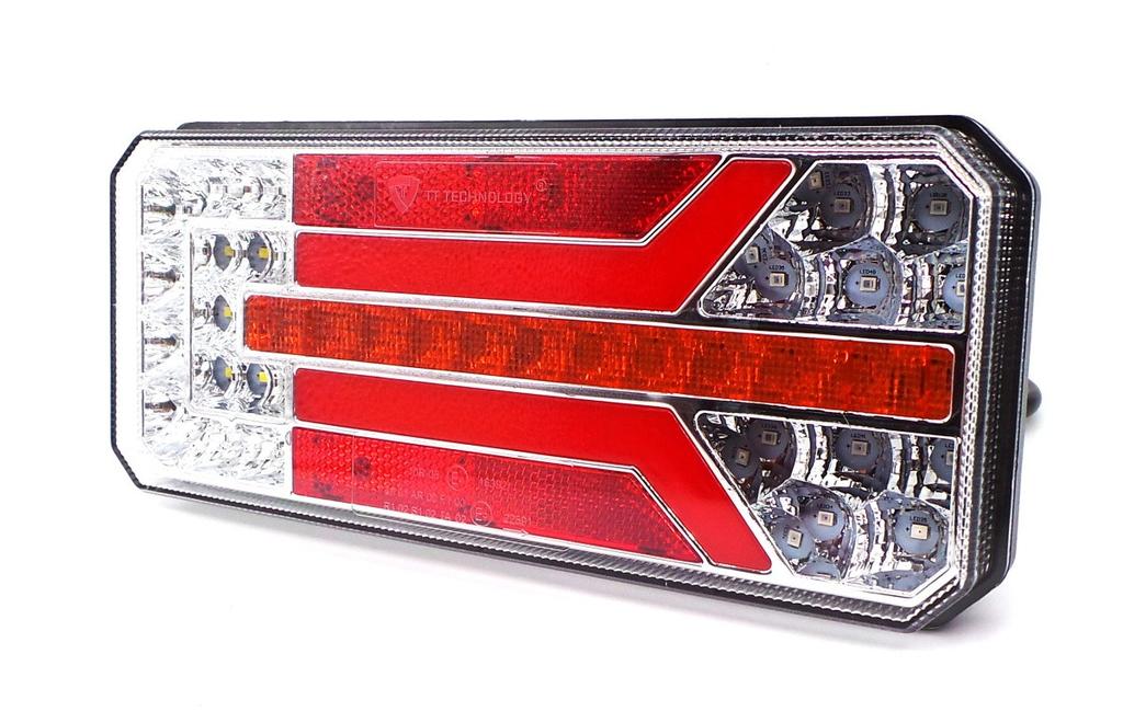 Lampa Zespolona Led, Dynamiczny Kierunek L+P, 12-24V