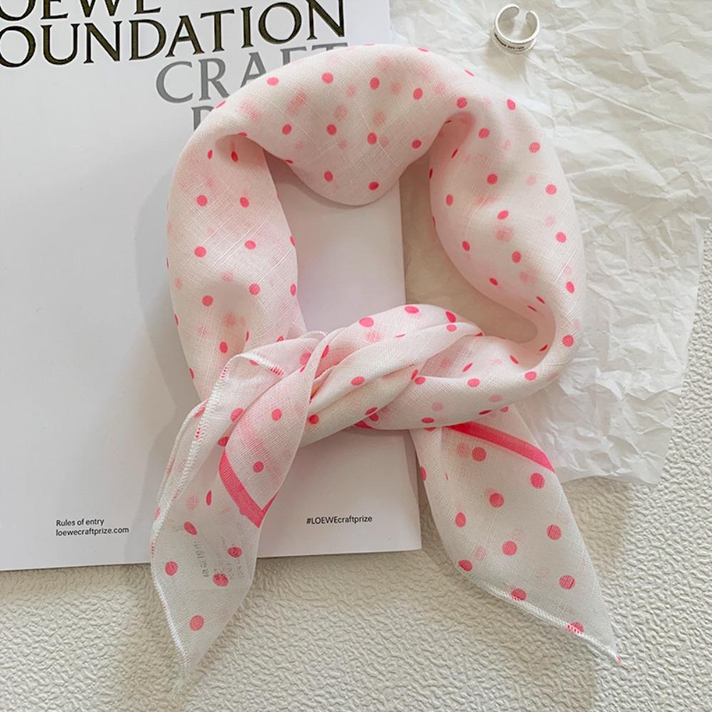 Шелковый летний треугольный платок в пасторальном стиле женская повязка для волос винтажный свежий цветочный ободок для путешествий