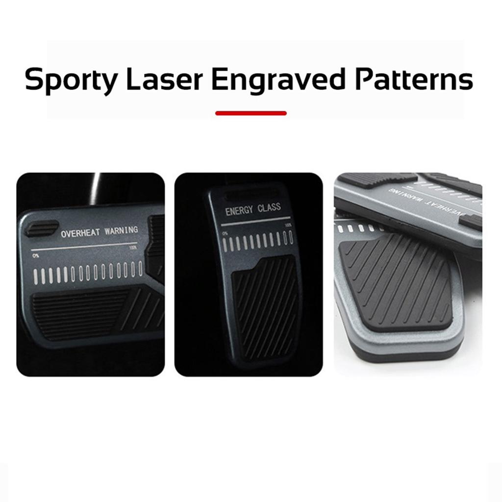 Универсальный нескользящий тормозной ускоритель нескользящий подставка для ног накладка на педаль подставка для ног автомобильные аксессуары для Y 2 шт.