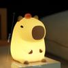 1 оранжевый ночник CAPYBARA, сенсорная лампа для спальни, прикроватная лампа для важных персон