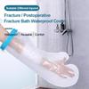 Прочный и безопасный чехол для душа, водонепроницаемый, герметичный, защита для повязки на гипс, защита раны, перелома, ноги, стопы, руки, кисти, защитное кольцо-рукав для ванны