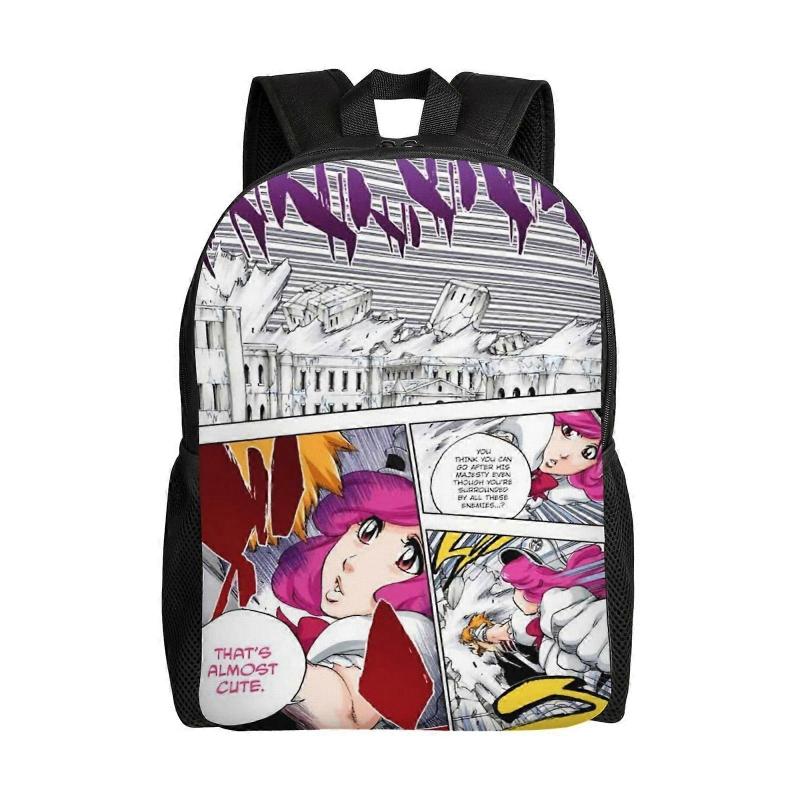 Meninas McAllon Anime Backpack Cartoon Travel Bags 3D Printed Casual Daypacks-SYS393 less