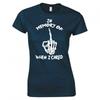 In Memory Of When I Cared Ladies Skinny Fit TShirt