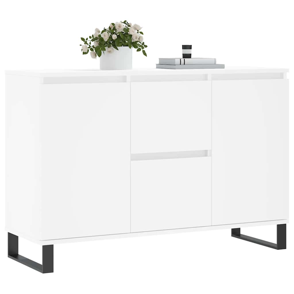 Sideboard White 101.5 x 35 x 70 cm Particleboard