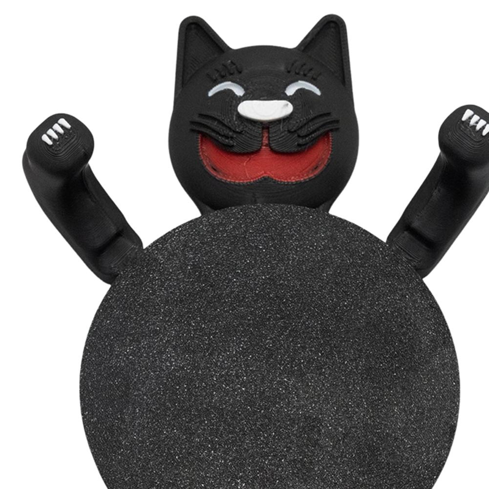 Креативный кошачий подстаканник с 3D-принтом, изолированный коврик для снятия стресса, украшение для кружки, милый держатель для кружки в виде котенка, подарки для любителей кошек