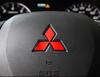 47mm Car ABS Car Steering Wheel Center Stickers for Mitsubishi Lancer EX Galant ASX Outlander Pajero Eclipse Badge Accessories