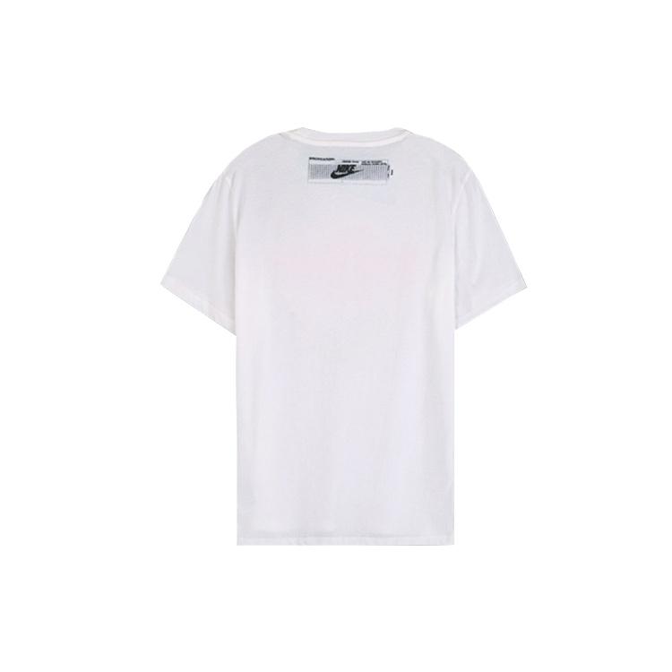 Nike Stadium Printing Round Neck Short Sleeve White Men's CD1295-100