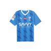 Al Hilal Home Football Jersey Neymar Jr Replica With Letter Print and V-Neck Men Tops Ignite-Blue 780045-01