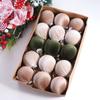 15pcs Flocked Velvet Christmas Ball Ornaments Shatterproof Christmas Tree Ball Pendant  Party Favors