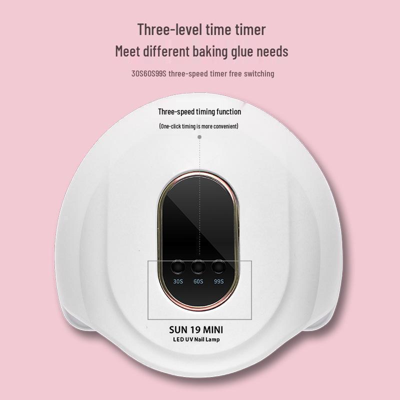72-ваттная УФ-Светодиодная Лампа-Сушилка для Ногтей для Быстрого Затвердевания Гель-Лака, Не Загорающая, для Домашнего Использования.