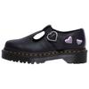 Leather Fashion Versatile Thick Sole Mary Jane Shoes Women Shoes Black 32141150