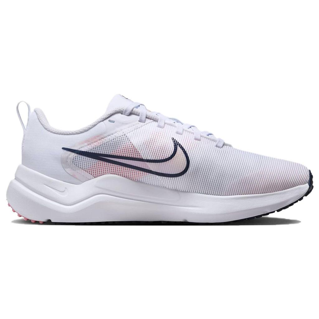Nike Downshifter 12 Premium Цветочные акварельные женские кроссовки Белый жемчужно-розовый футбольно-серый DX7885-100