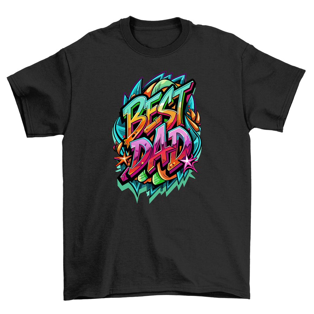 Best Dad Monster'' T-Shirt Mens Womens Tees Top - Funny Gift for Super Dads! 100% Cotton, Unisex Prin