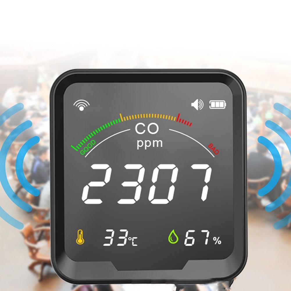 Smart WiFi Indoor CO/CO2 Tester Air Quality Monitor Temperature Humidity Tester