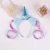 Cross-border foreign trade Halloween carnival headgear children's performance props hair accessories unicorn headband princess party headband