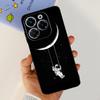 Чехол для телефона Infinix Note 40x 5G Note40x 40 x X6838 Бампер Оболочка Крутой Мультяшный Кот Рисунок Мягкий Черный ТПУ Силиконовая Задняя Крышка