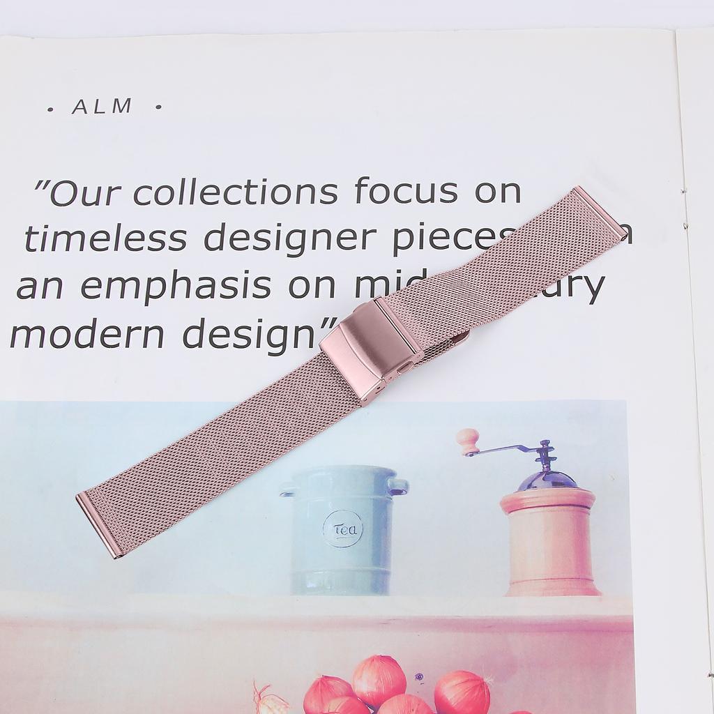 Для Garmin Venu 2S Milanese Anti-Sweat Mesh Band 18 мм ремешок из нержавеющей стали