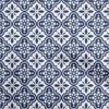 Cotton Flex Dark Blue Fabric Asian Ornamental Fabric For Sewing Printed Craft Fabric By The Yard 40 Inch