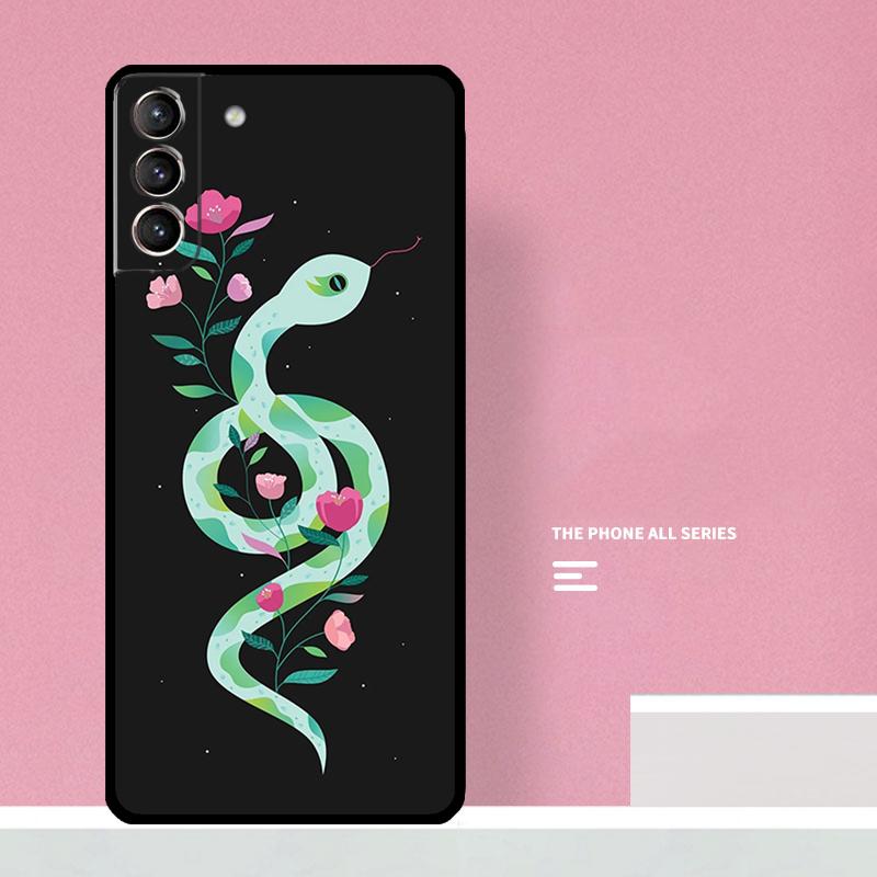 Чехол для телефона с рисунком змеи для Samsung Galaxy S25 S26 Ultra S20 S21 S22 S23 S24 S10 Plus S25 FE Cover Coque