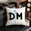 DDepecheMode Pillow Case Antidustmite Pillowcase Invisible zipper silky short plush Sofa cushion cover