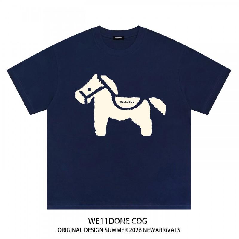 WEDONECDG Graphic Print Cotton T-Shirt Women Loose Fit Short Sleeve Casual Top