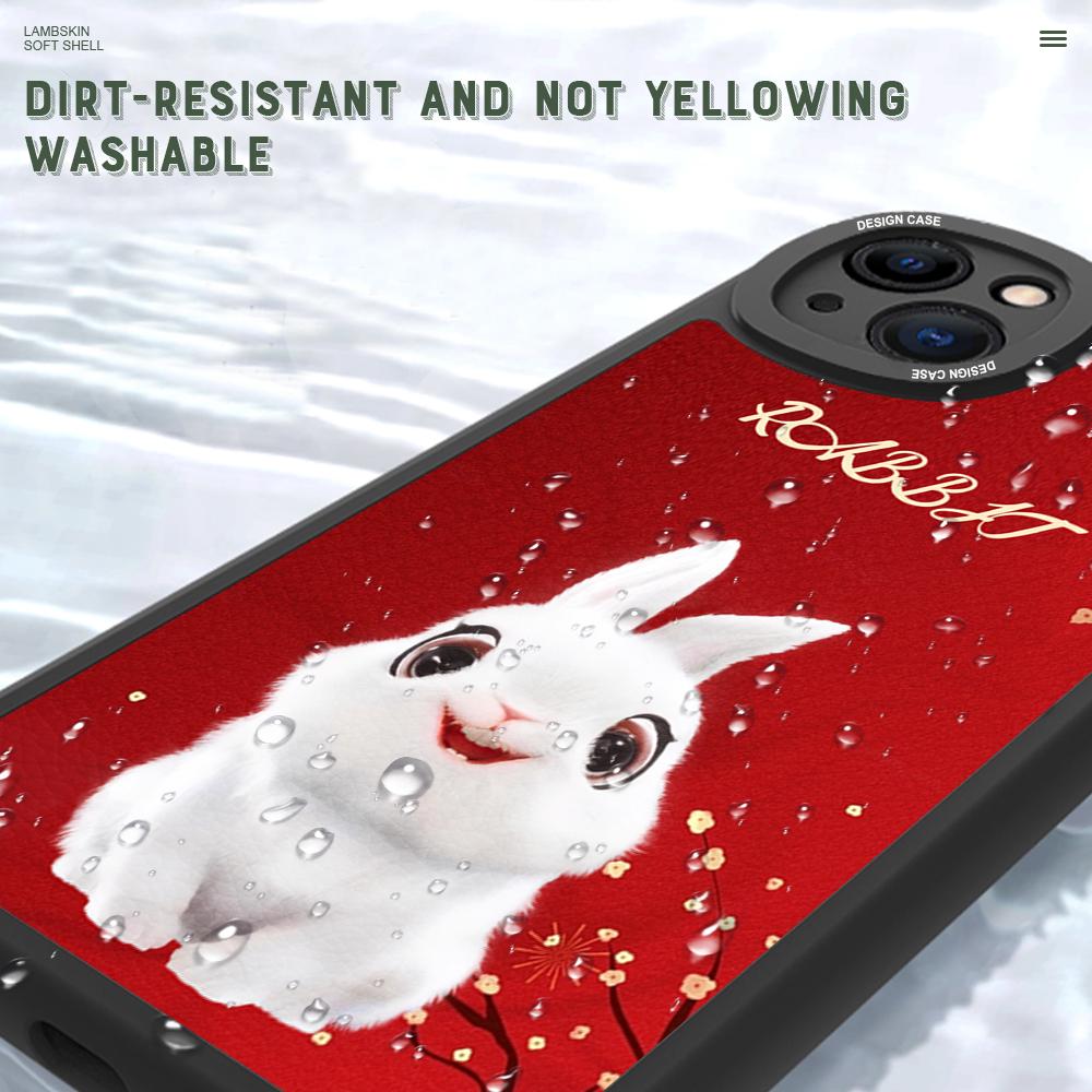 Тонкий весенний фестиваль Гала-талисман из кожи кролика, чехол из искусственной кожи, чехол для телефона для Huawei Honor Infinix iPhone Vivo